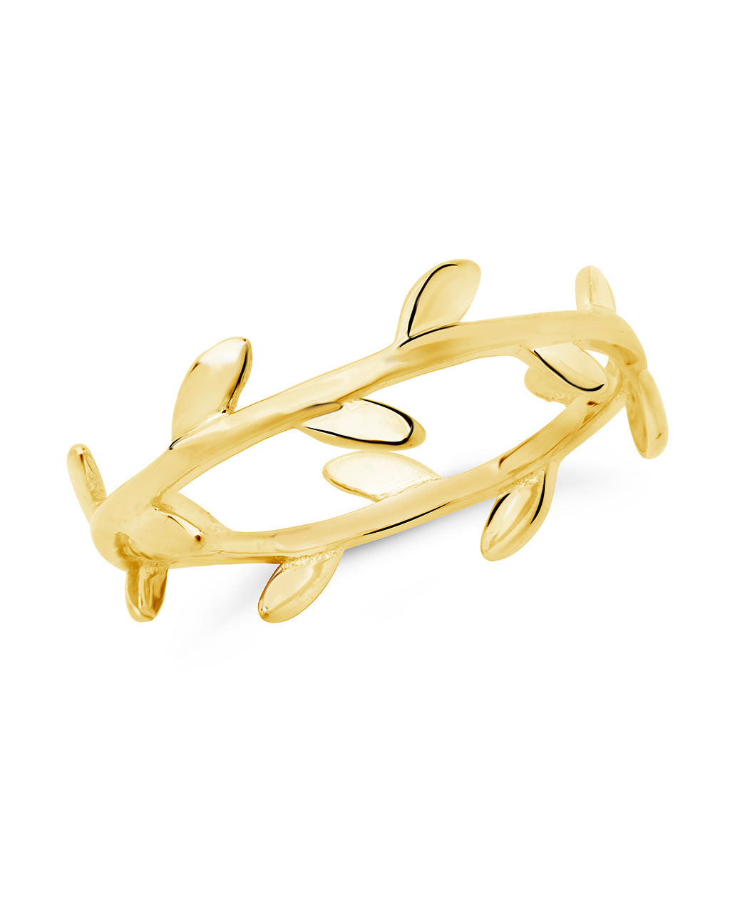 Sterling Silver Liana Band Ring Ring Sterling Forever Gold 6 