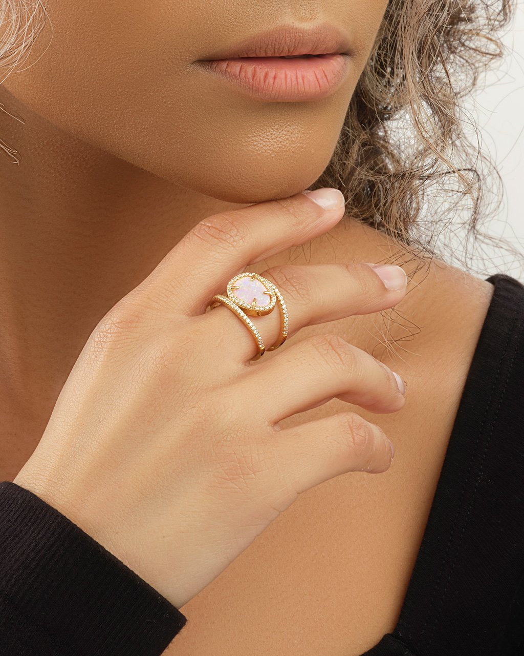 Gold plated rings online for women