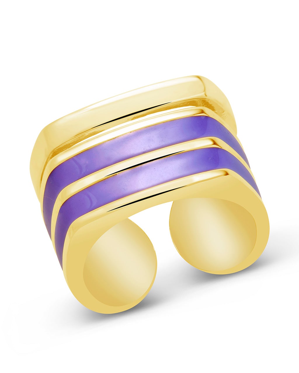 Saanvi Ring Ring Sterling Forever Gold 6 