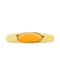 Sterling Silver Enamel Open Signet Ring Ring Sterling Forever 