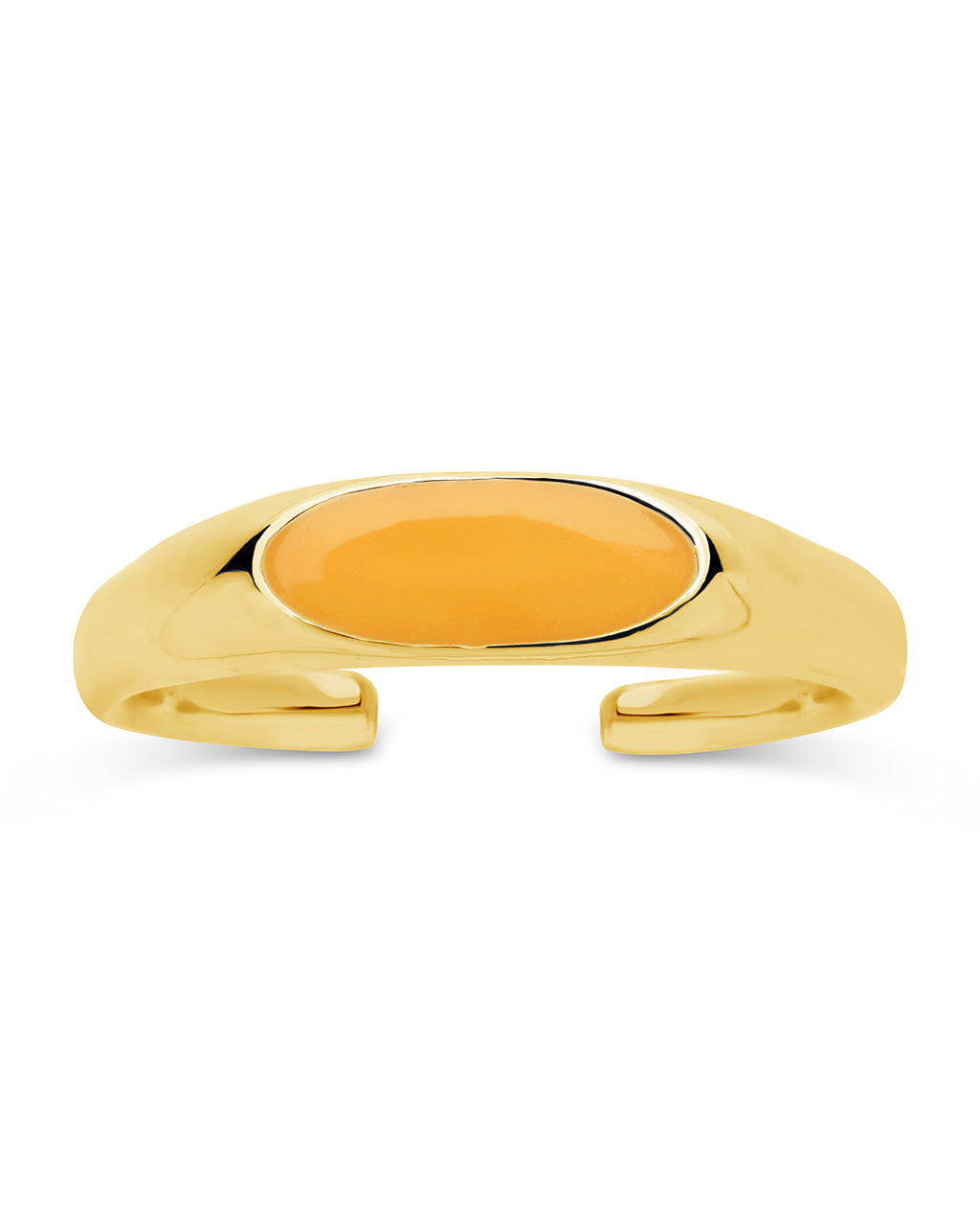 Sterling Silver Enamel Open Signet Ring Ring Sterling Forever 