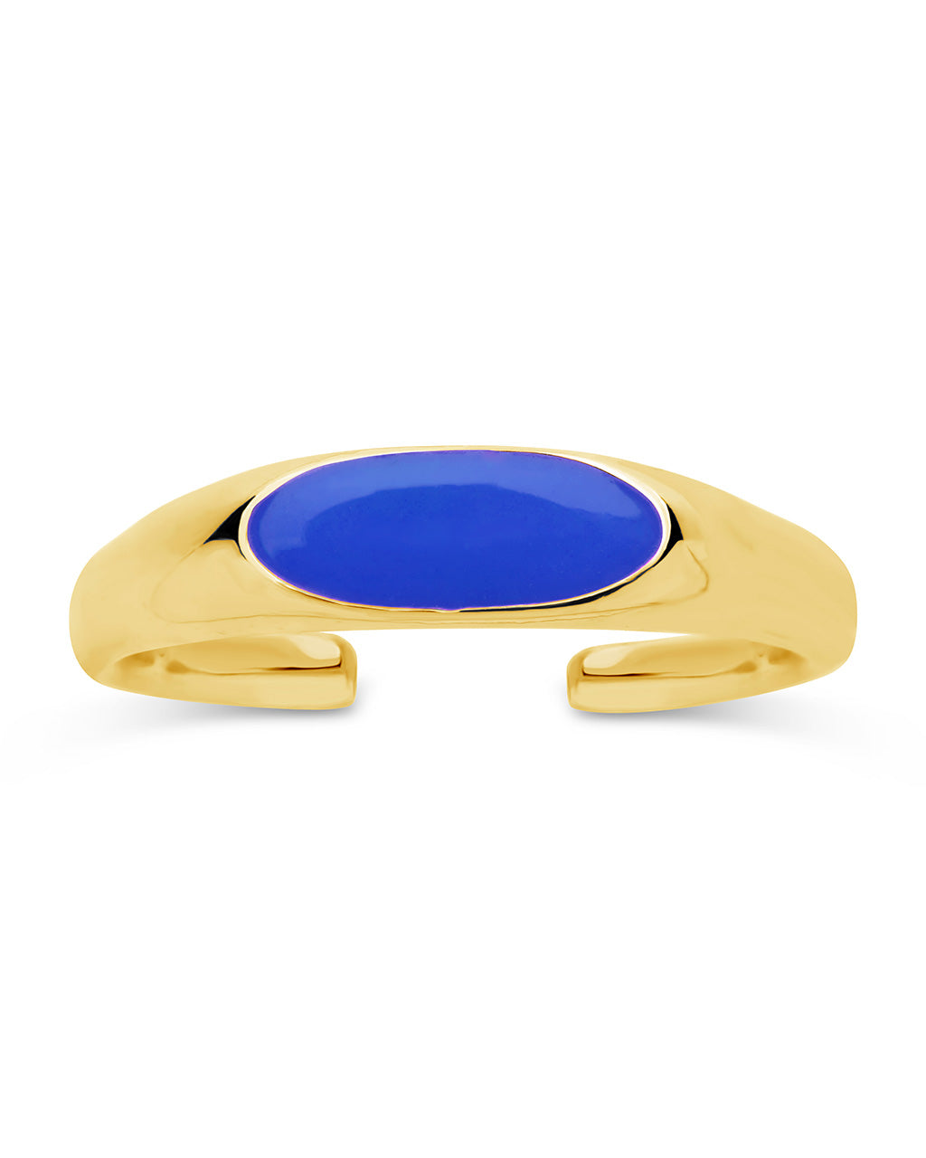 Sterling Silver Enamel Open Signet Ring Ring Sterling Forever 