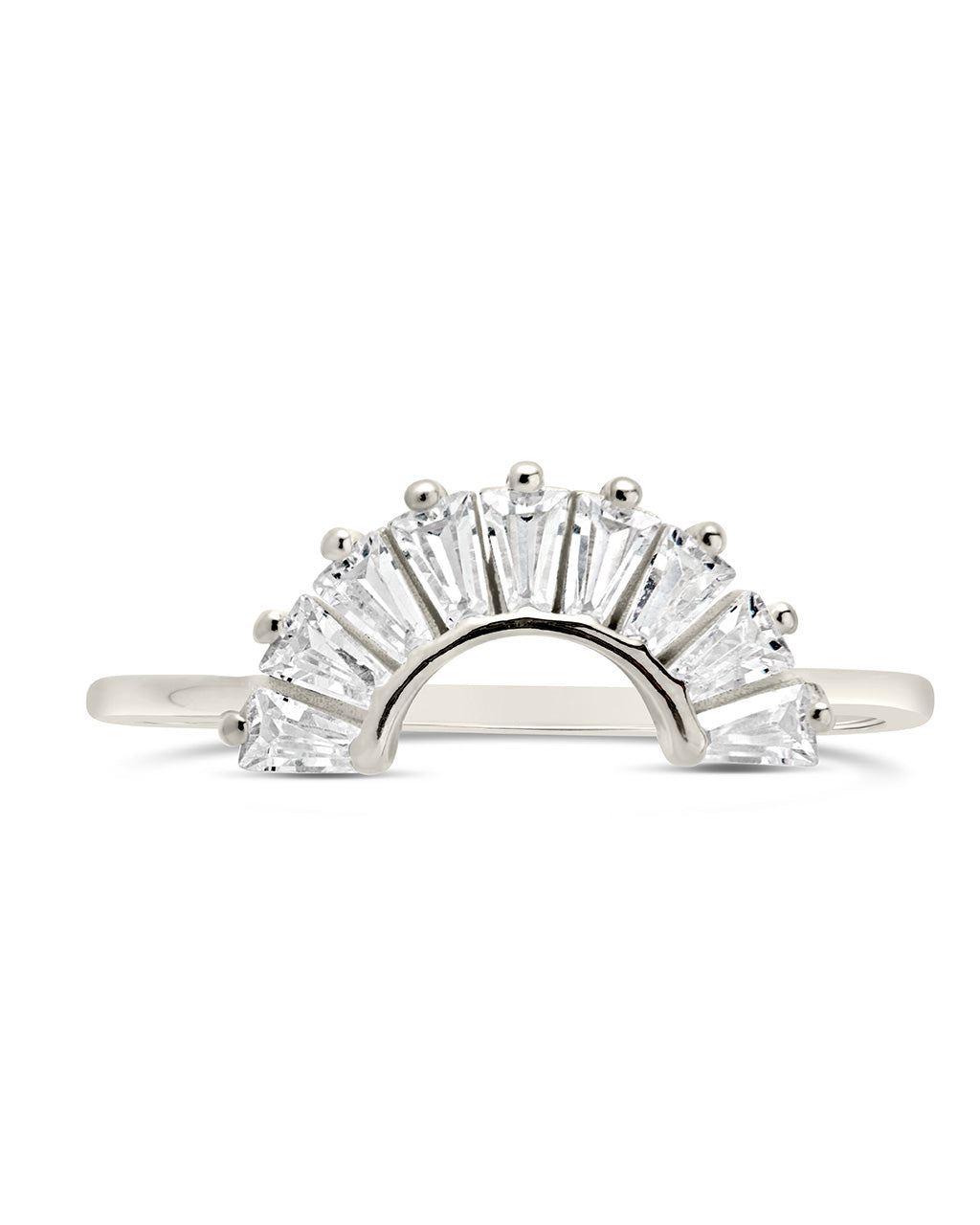Sterling Silver CZ Dawn Stacking Ring Ring Sterling Forever 