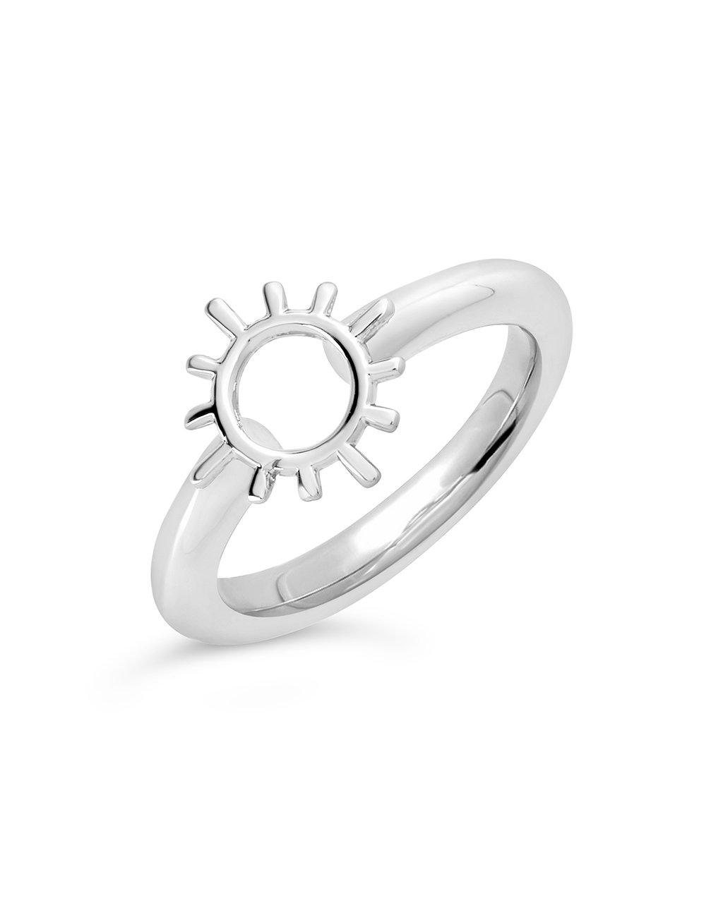 Open Sun Ring - Sterling Forever
