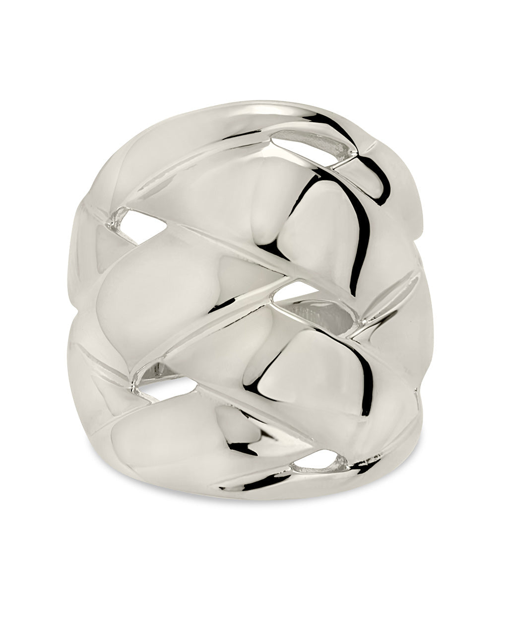 Quilted Statement Ring Ring Sterling Forever 