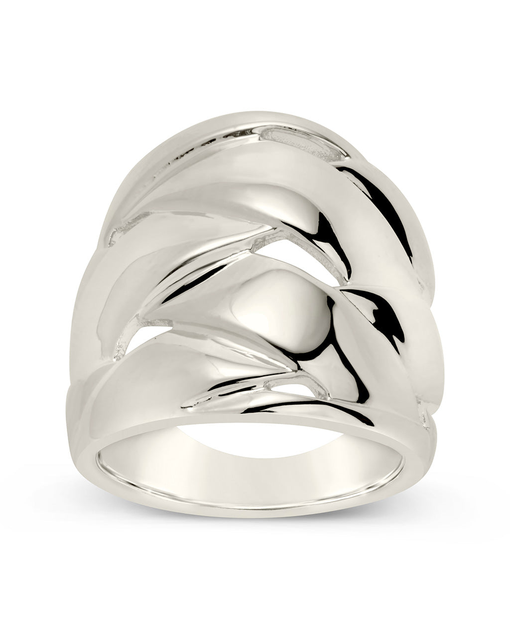 Quilted Statement Ring Ring Sterling Forever 