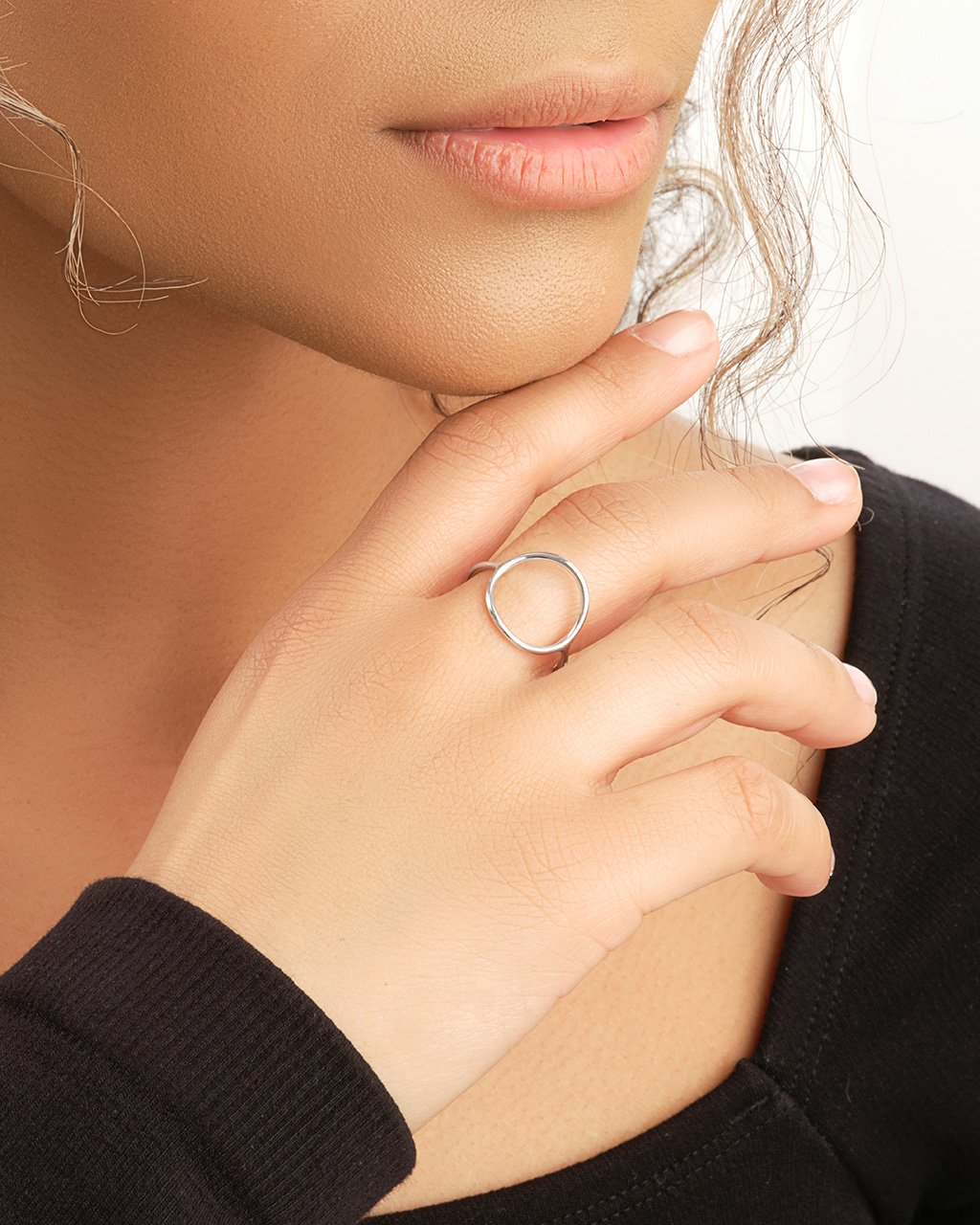 Rich Thick Band Sterling Silver Ring | Sonia Hou – SONIA HOU