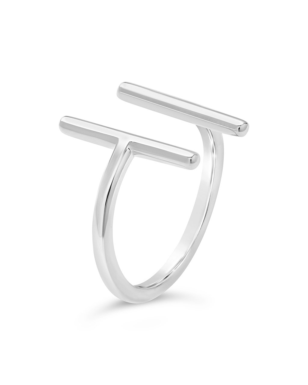 Sterling Silver Parallel Bar Ring Ring Sterling Forever 