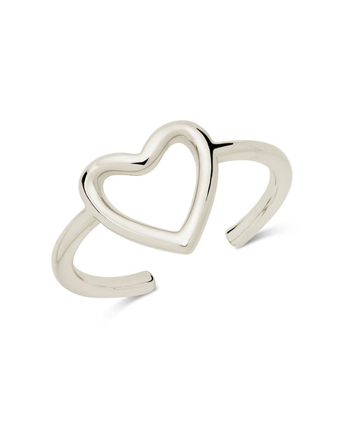 ★TATIANA★ (Silver 925) Heart Line Open Ring CR1824 MUSINSA | TATIANA (Silver 925) Heart Line Open Ring CR1824