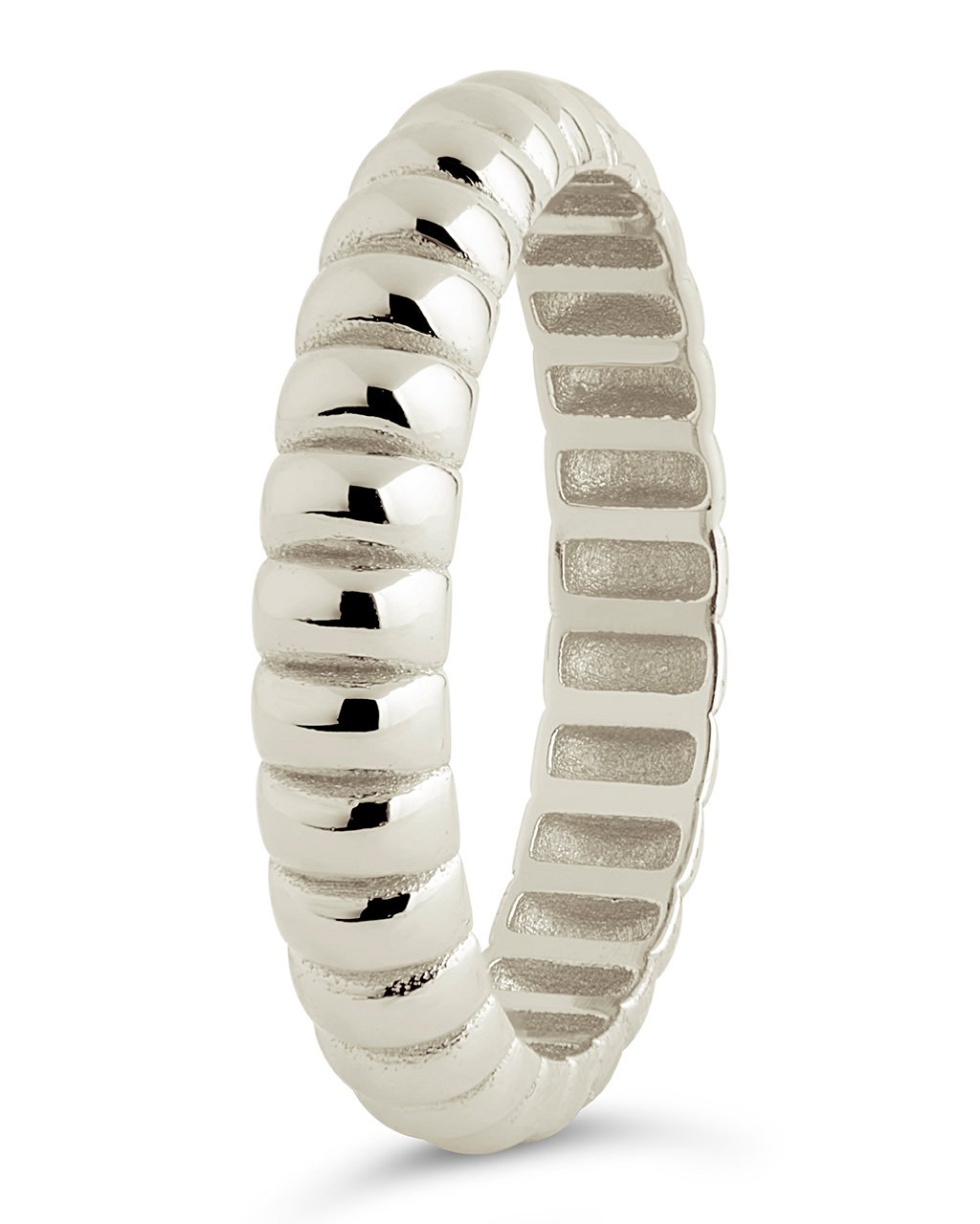 Sterling Silver Bubble Band Ring Ring Sterling Forever Silver 6 