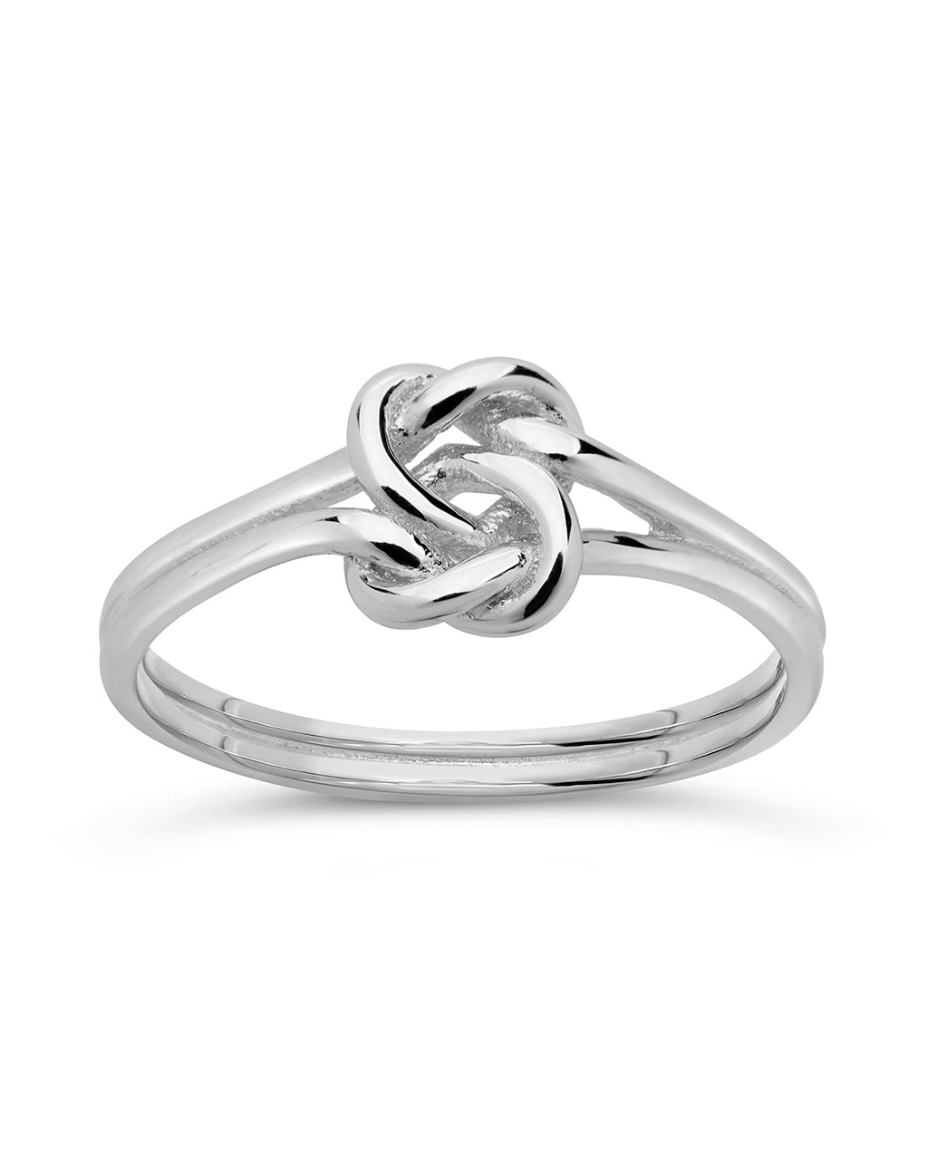 Sterling Silver Intricate Knot Ring Ring Sterling Forever 