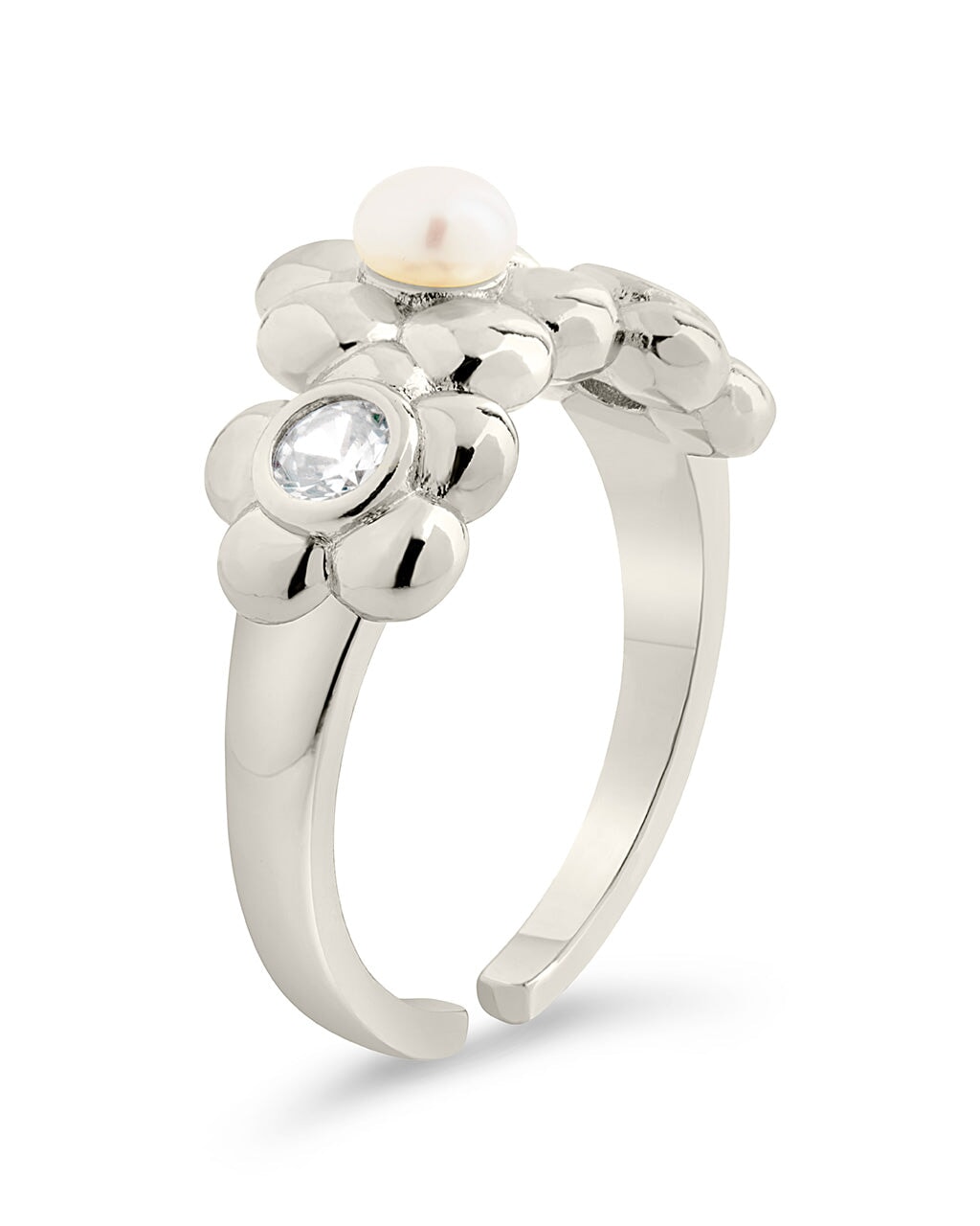 June Open Band Ring Ring Sterling Forever 