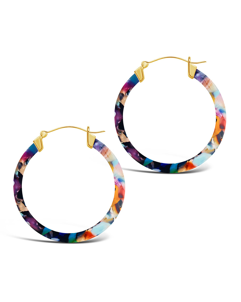 50mm Resin Hoop Earrings Earring Sterling Forever 