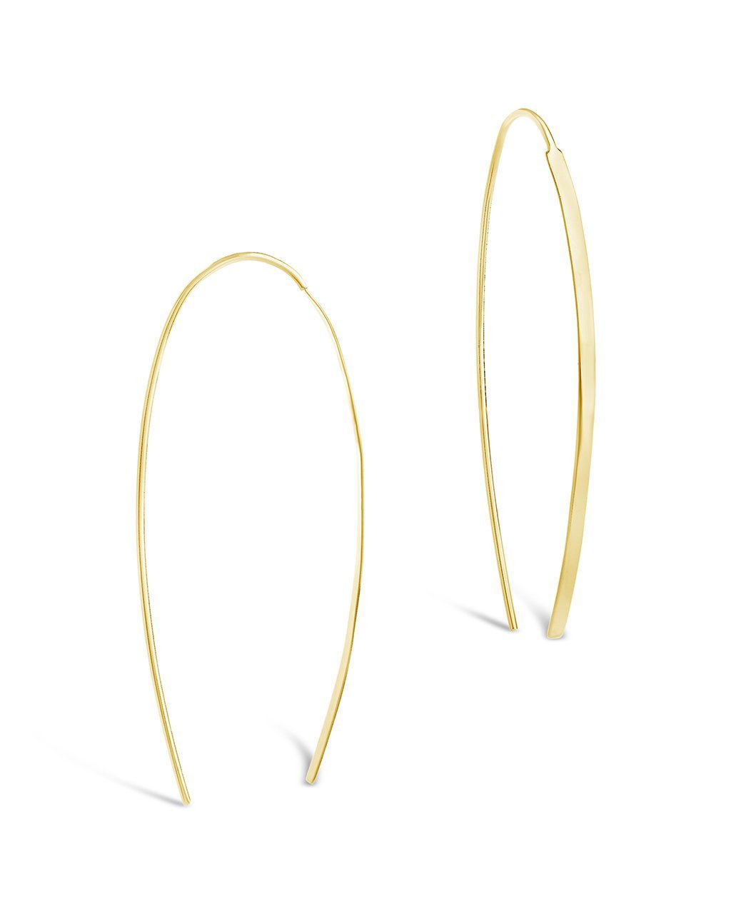Sterling Silver Bar Threader Earrings - Sterling Forever
