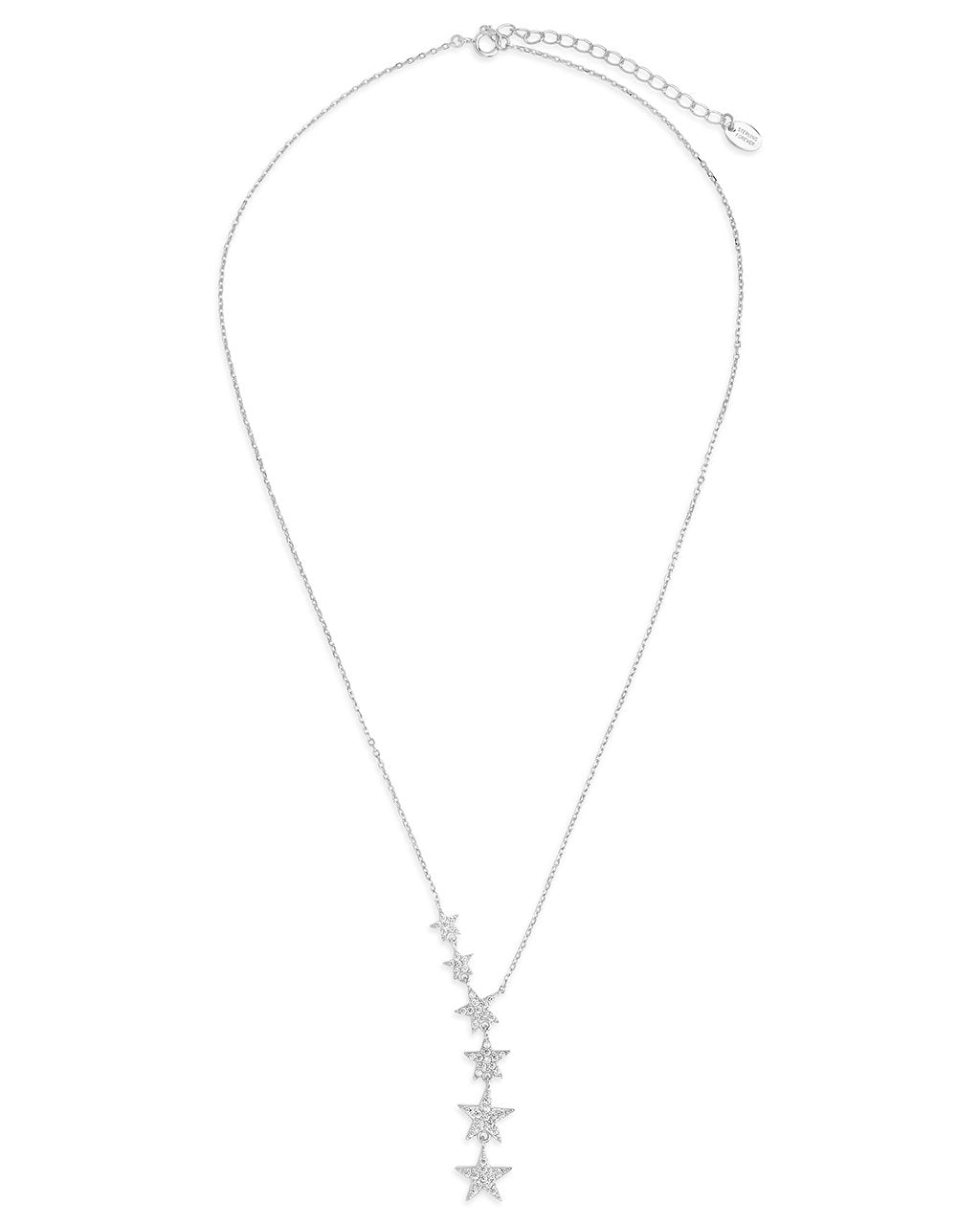 CZ Star Y Necklace - Sterling Forever