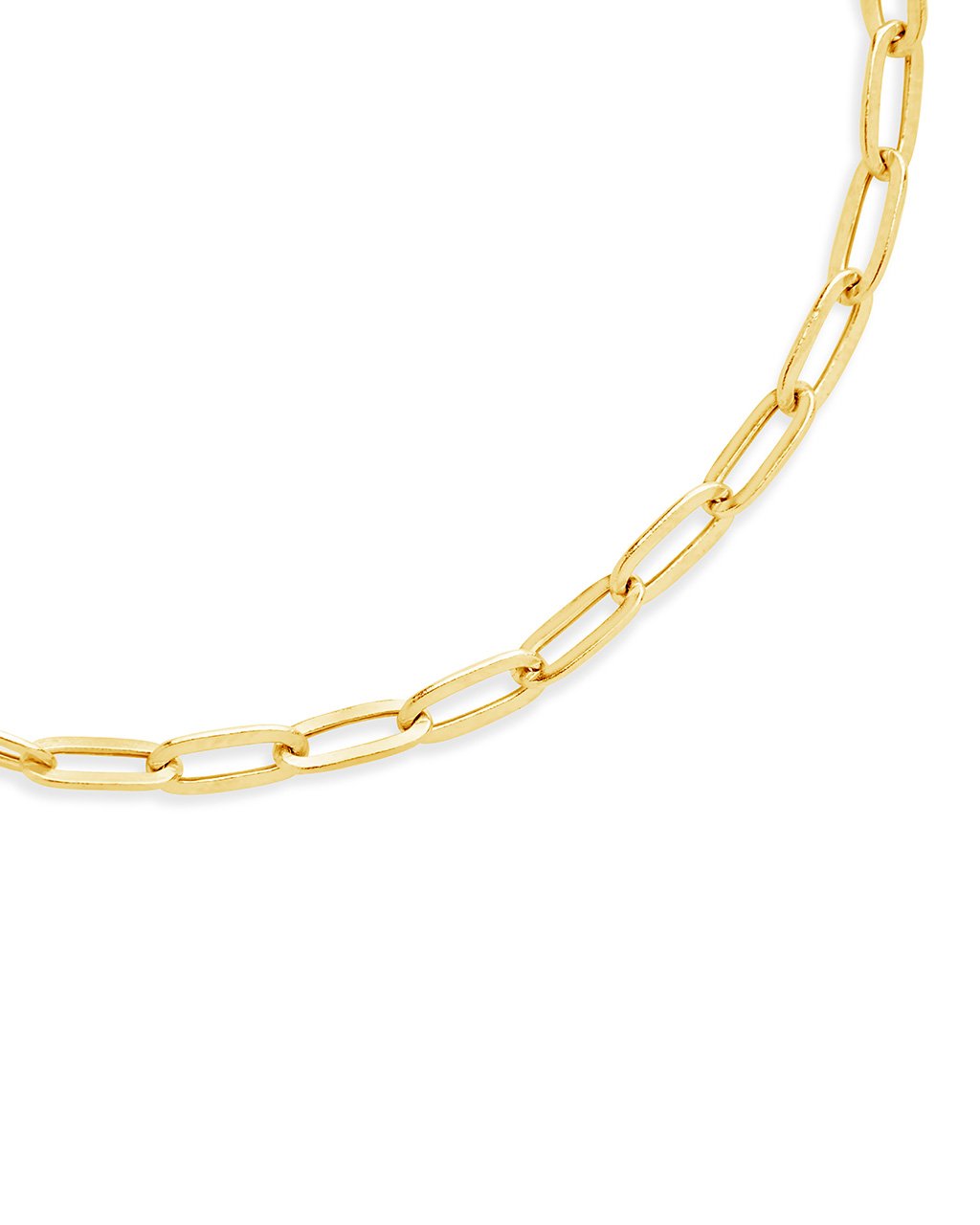 14K Italian Gold Paperclip Chain Bracelet Fine Bracelet SF Fine 