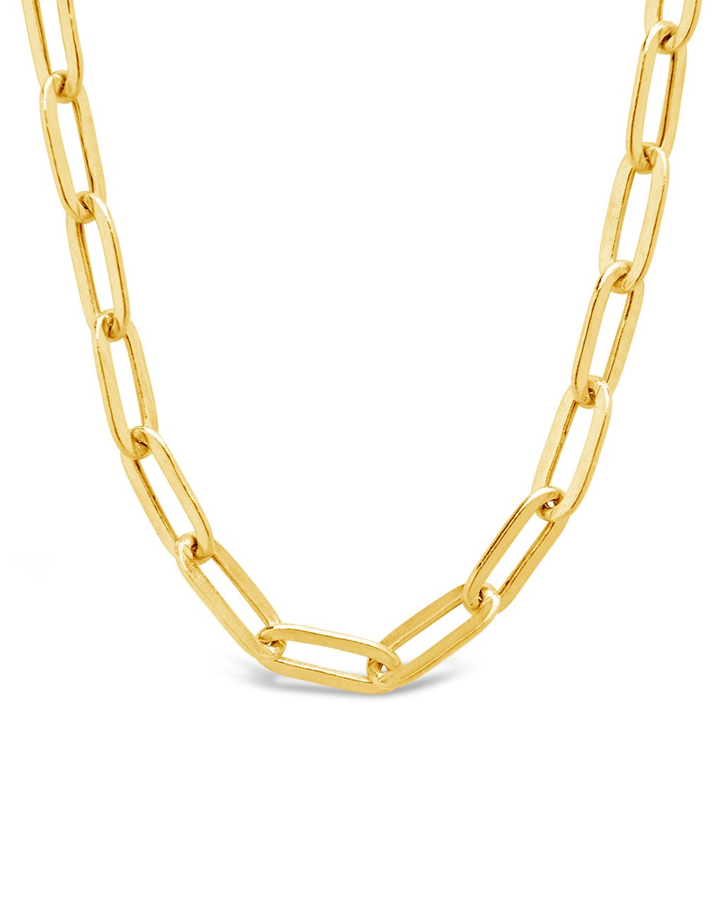 14K Italian Gold Paperclip Chain Fine Necklace SF Fine 