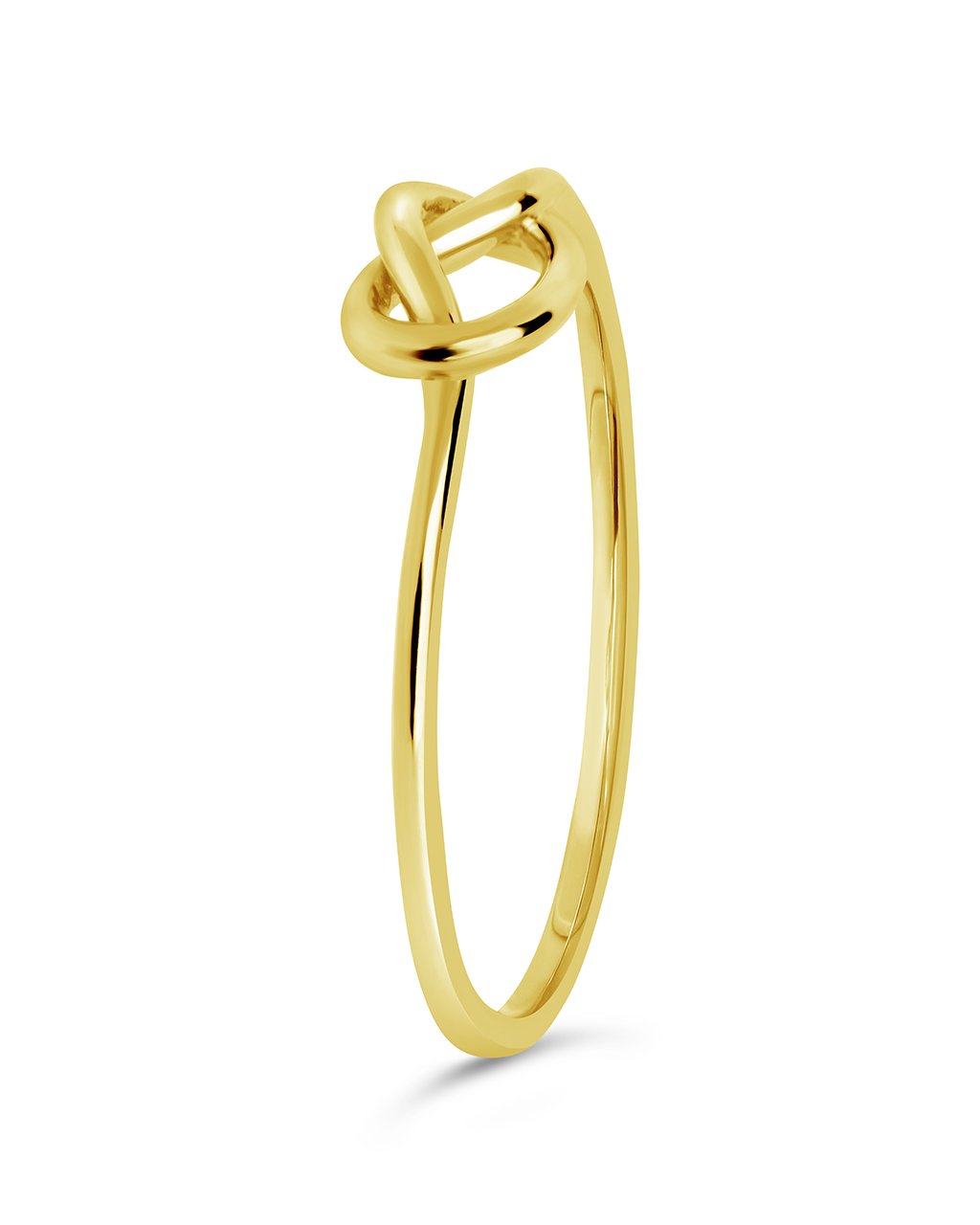 14K Gold Thin Love Knot Ring Fine Ring SF Fine 