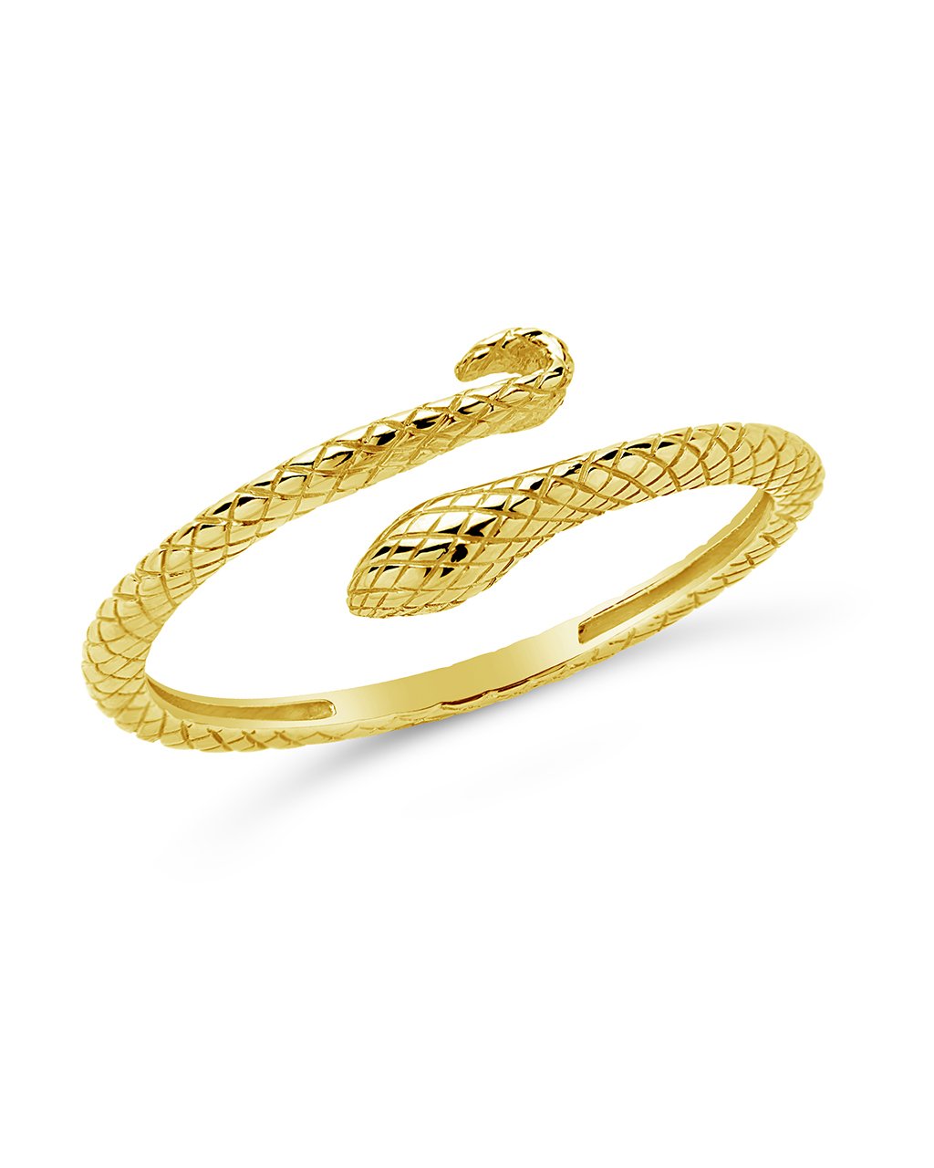 14K Gold Serpentine Ring Fine Ring SF Fine 
