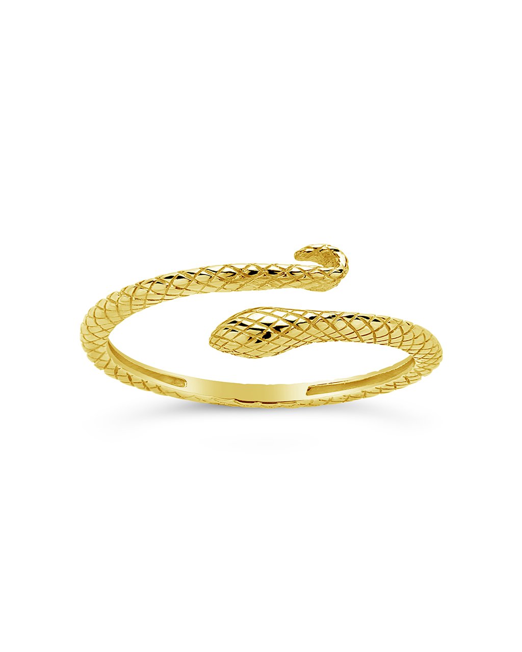 14K Gold Serpentine Ring Fine Ring SF Fine 14K Yellow Gold 7 