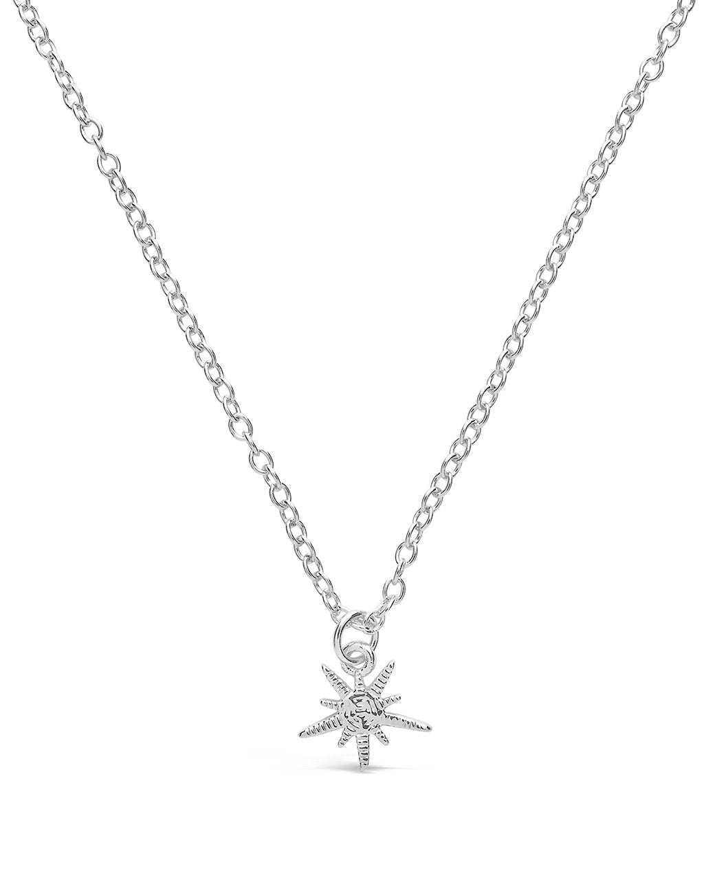Mini Starburst Pendant Necklace - Sterling Forever