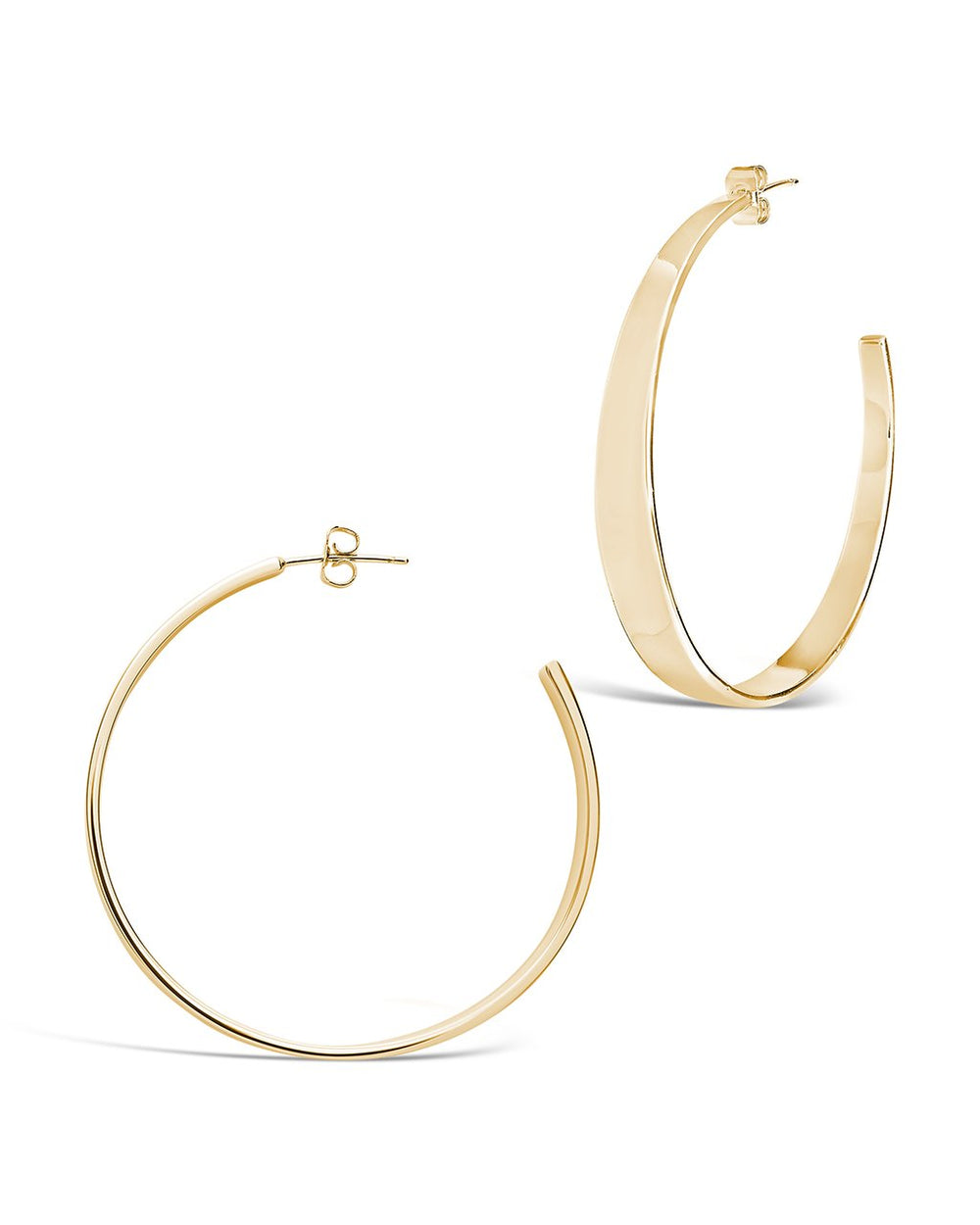 Graduating Hoop Earrings - Sterling Forever