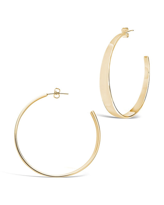 Graduating Hoop Earrings - Sterling Forever
