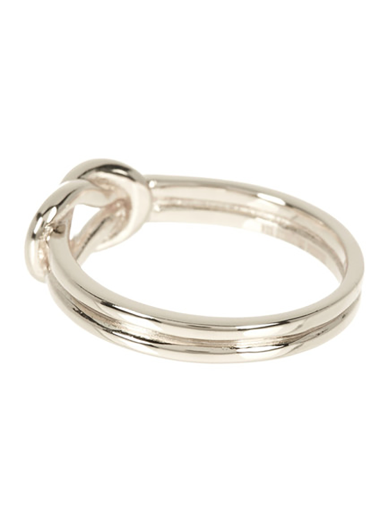 Sterling Silver Double Love Knot Ring - Sterling Forever