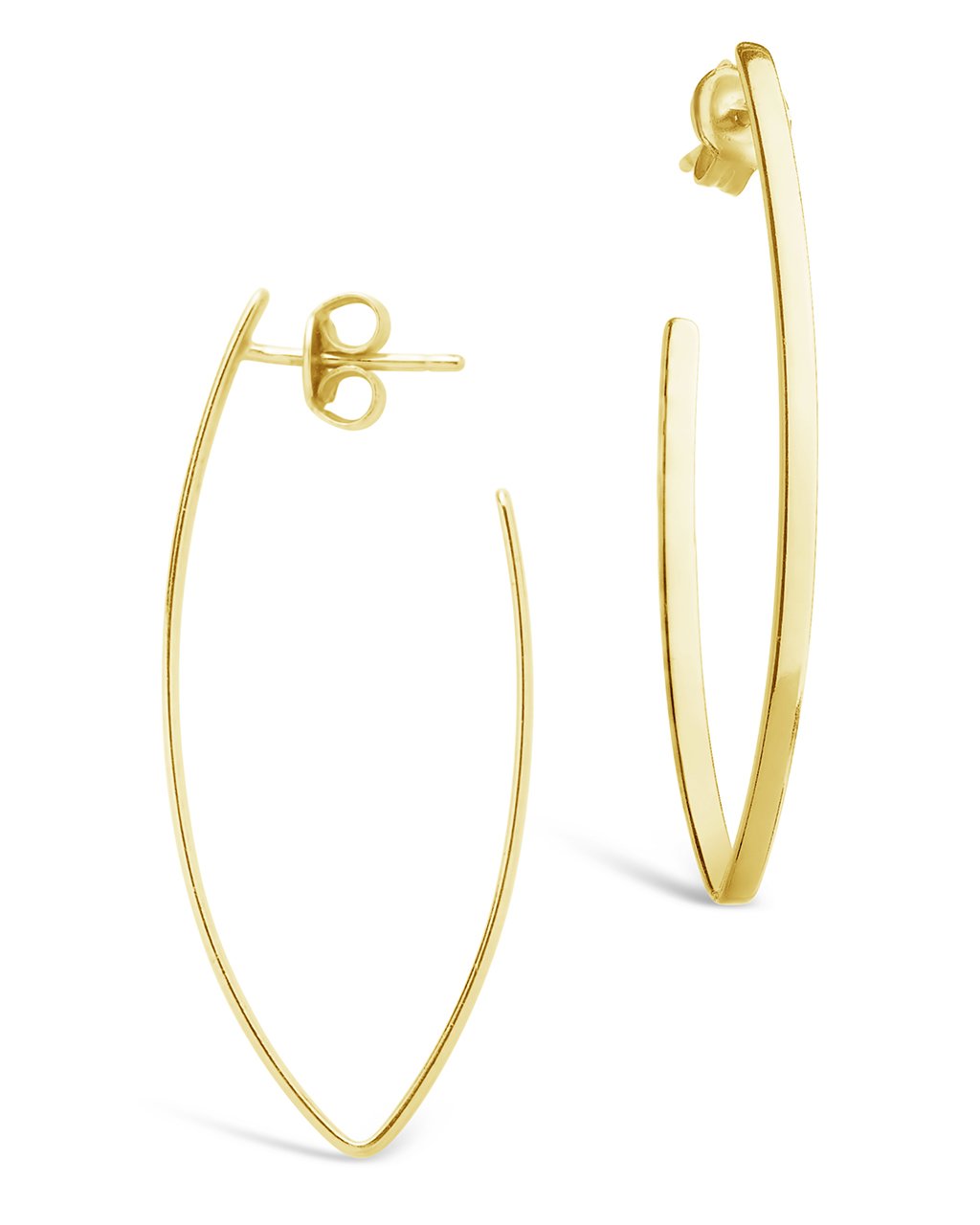 V Drop Earrings - Sterling Forever