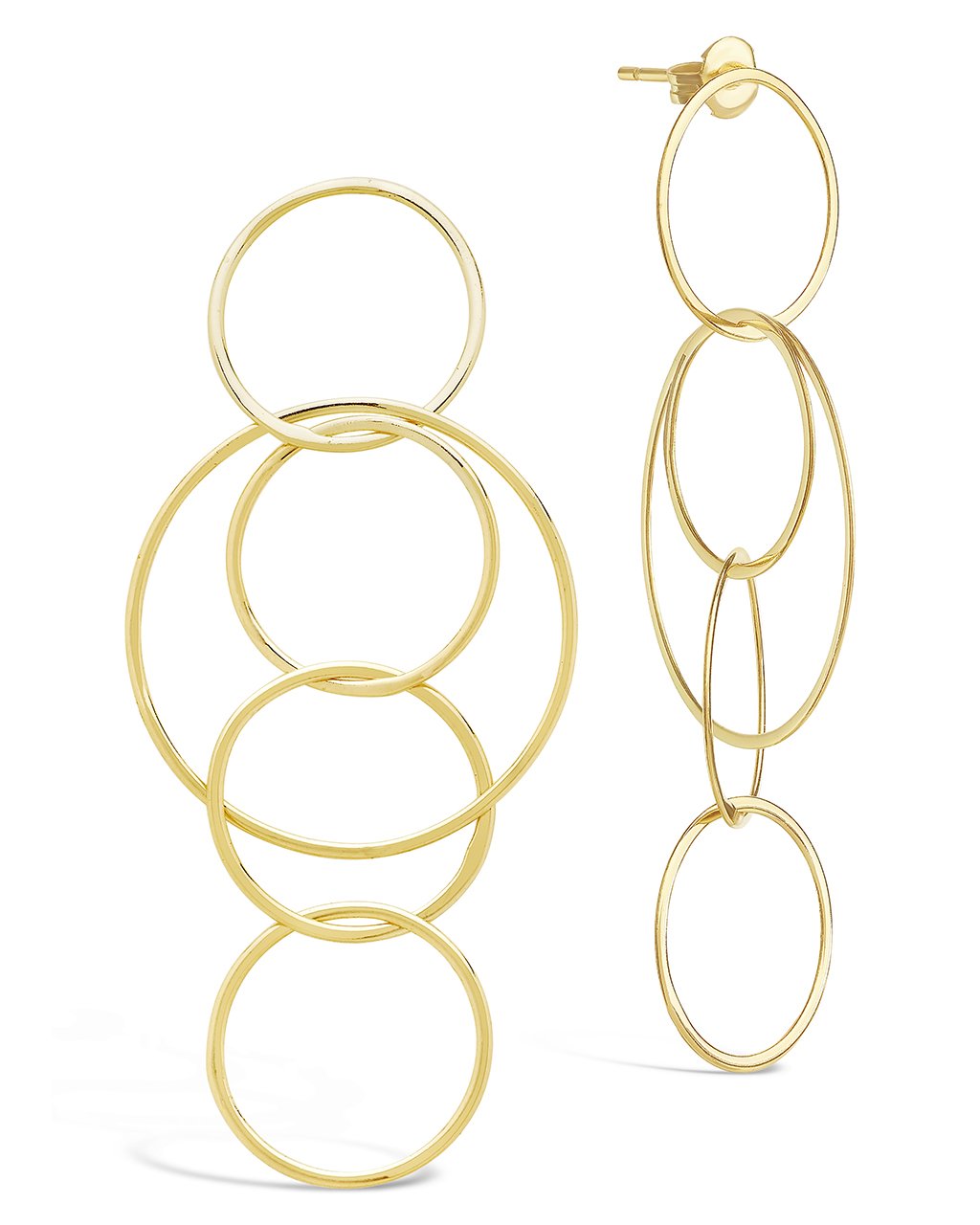 Linked Hoop Earrings - Sterling Forever