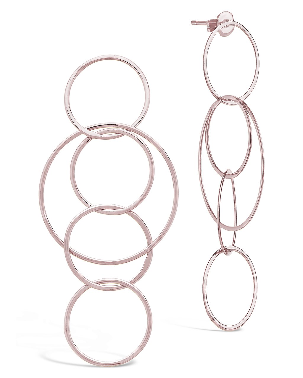 Linked Hoop Earrings - Sterling Forever