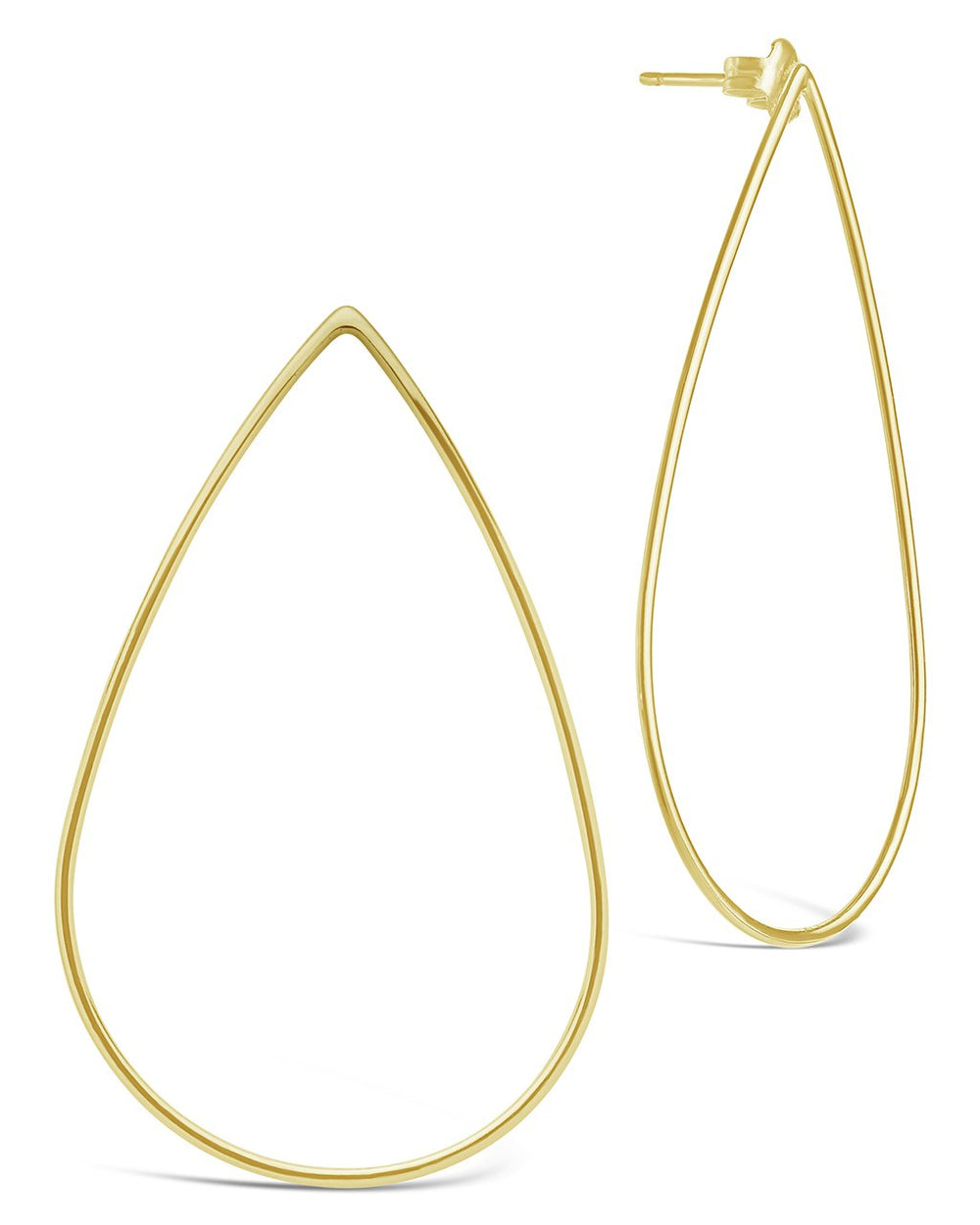 Teardrop Stud Earrings - Sterling Forever