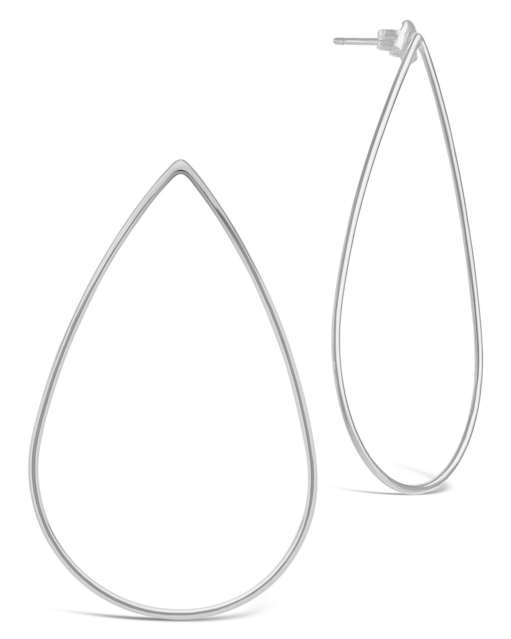 Teardrop Stud Earrings - Sterling Forever