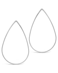 Teardrop Stud Earrings - Sterling Forever