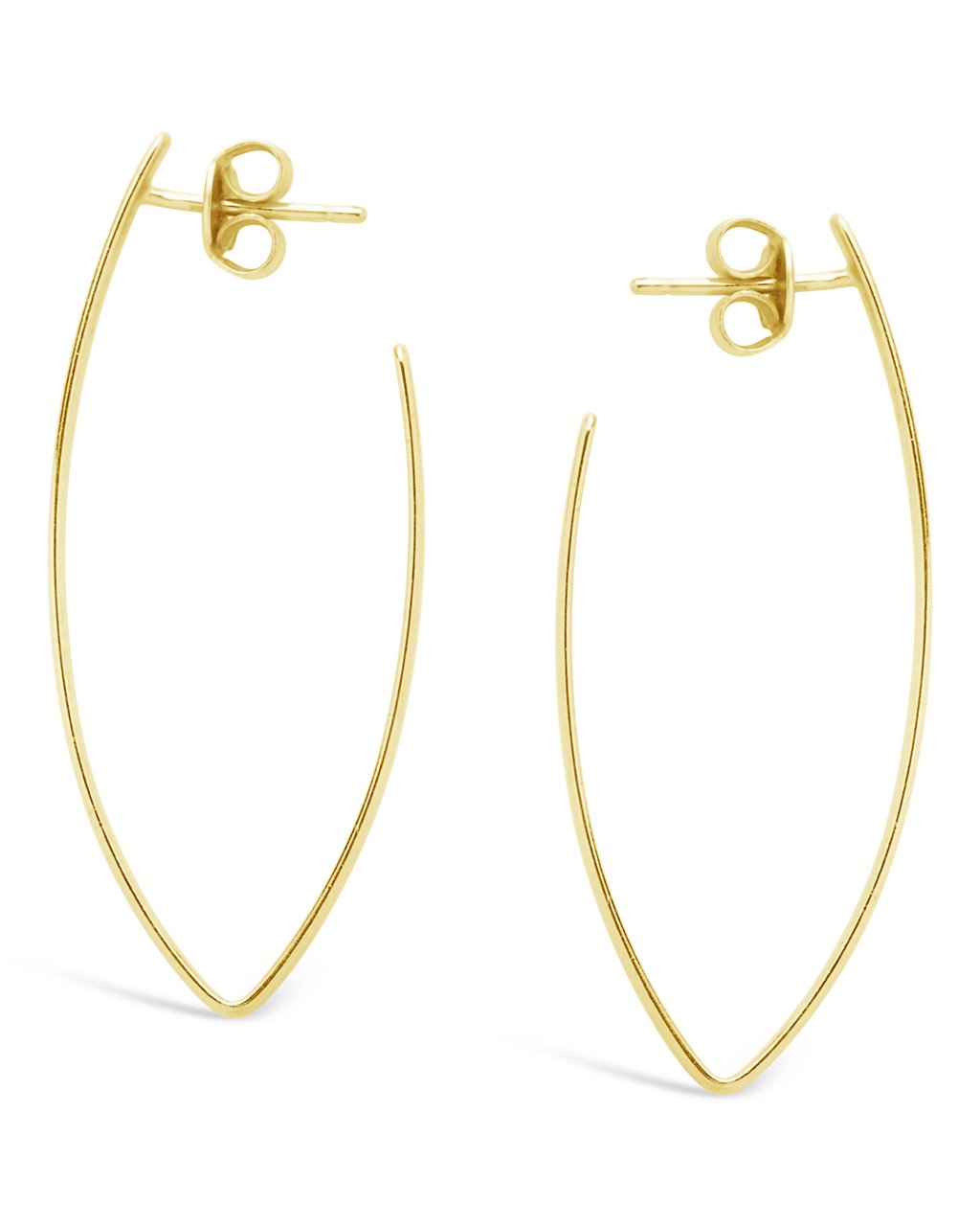 V Drop Earrings - Sterling Forever