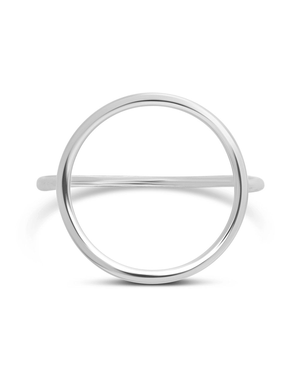 Sterling Silver Open Circle Ring - Sterling Forever