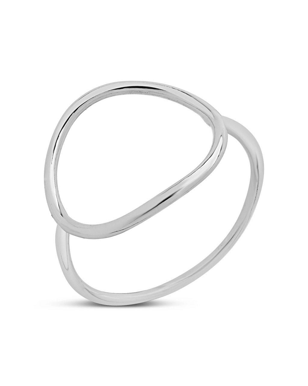 Sterling Silver Open Circle Ring - Sterling Forever