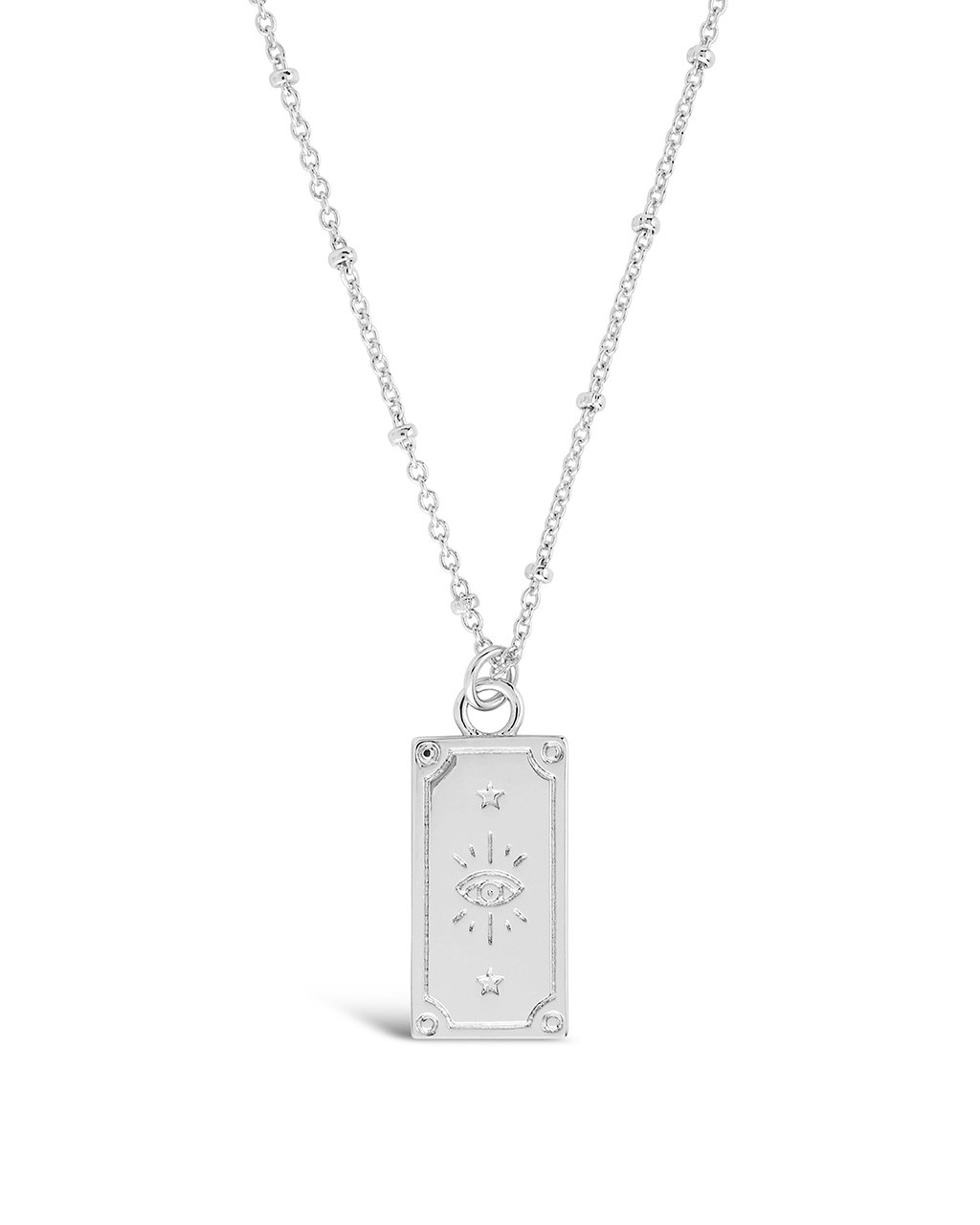 The Sun Tarot Card Necklace - Sterling Forever