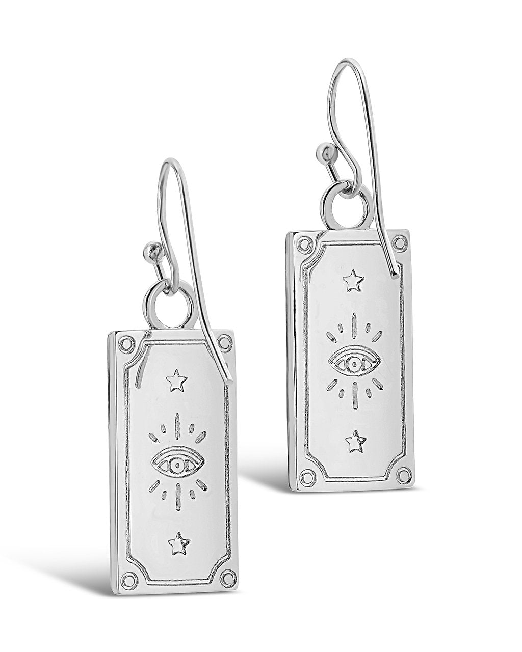 Tarot Card Dangle Earrings - Sterling Forever