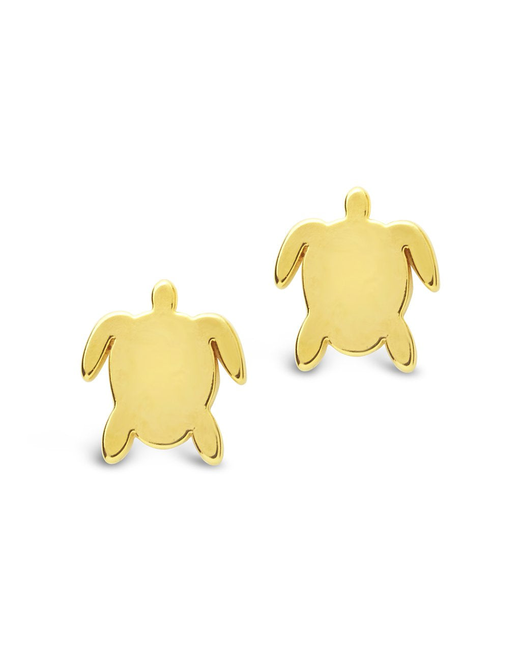 Sterling Silver Turtle Studs - Sterling Forever