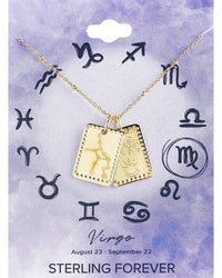 Zodiac Tag Necklace - Sterling Forever