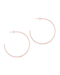 Sterling Silver Textured Hoops - Sterling Forever