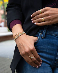 Criss Cross Ring - Sterling Forever