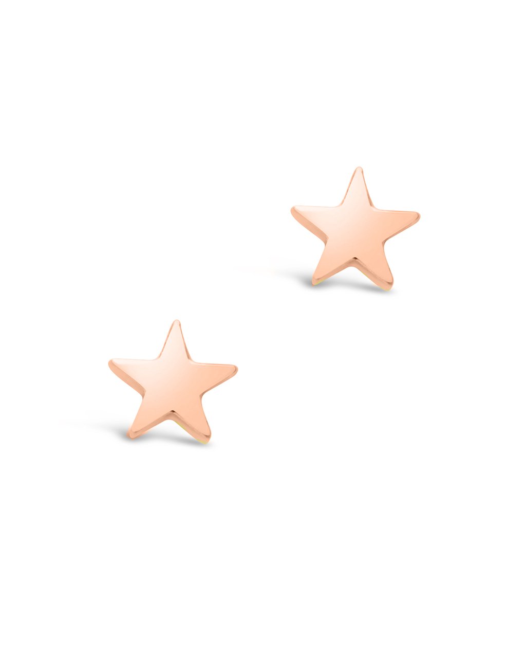 Sterling Silver Star Stud Earrings | Silver Star Earrings
