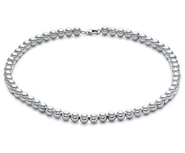 Sterling Silver 8mm Bead Necklace - Sterling Forever