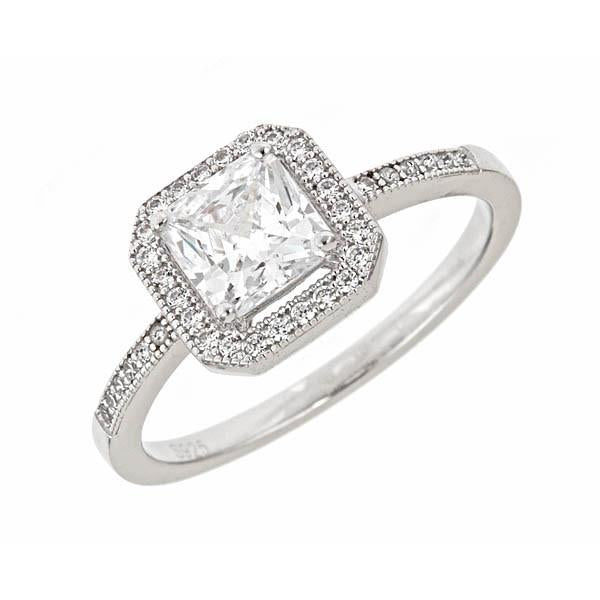 Sterling Silver Sparkling CZ Ring - Sterling Forever