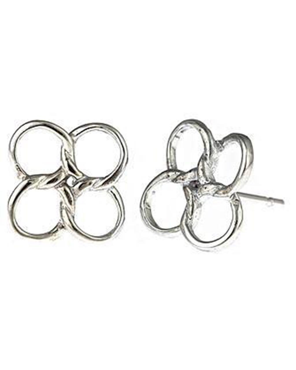 Sterling Silver Linked Circles Earrings Earring Sterling Forever Silver